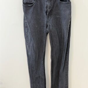 Abercrombie 90s Relaxed High Rise Jeans Curve Love 28 Black